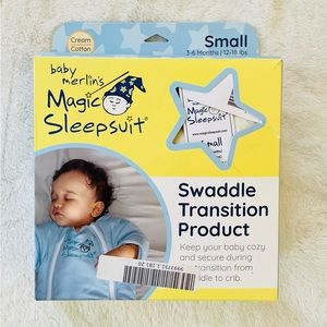 Baby Merlin’s Magic Sleepsuit Small Swaddle Transition with Box/Tag